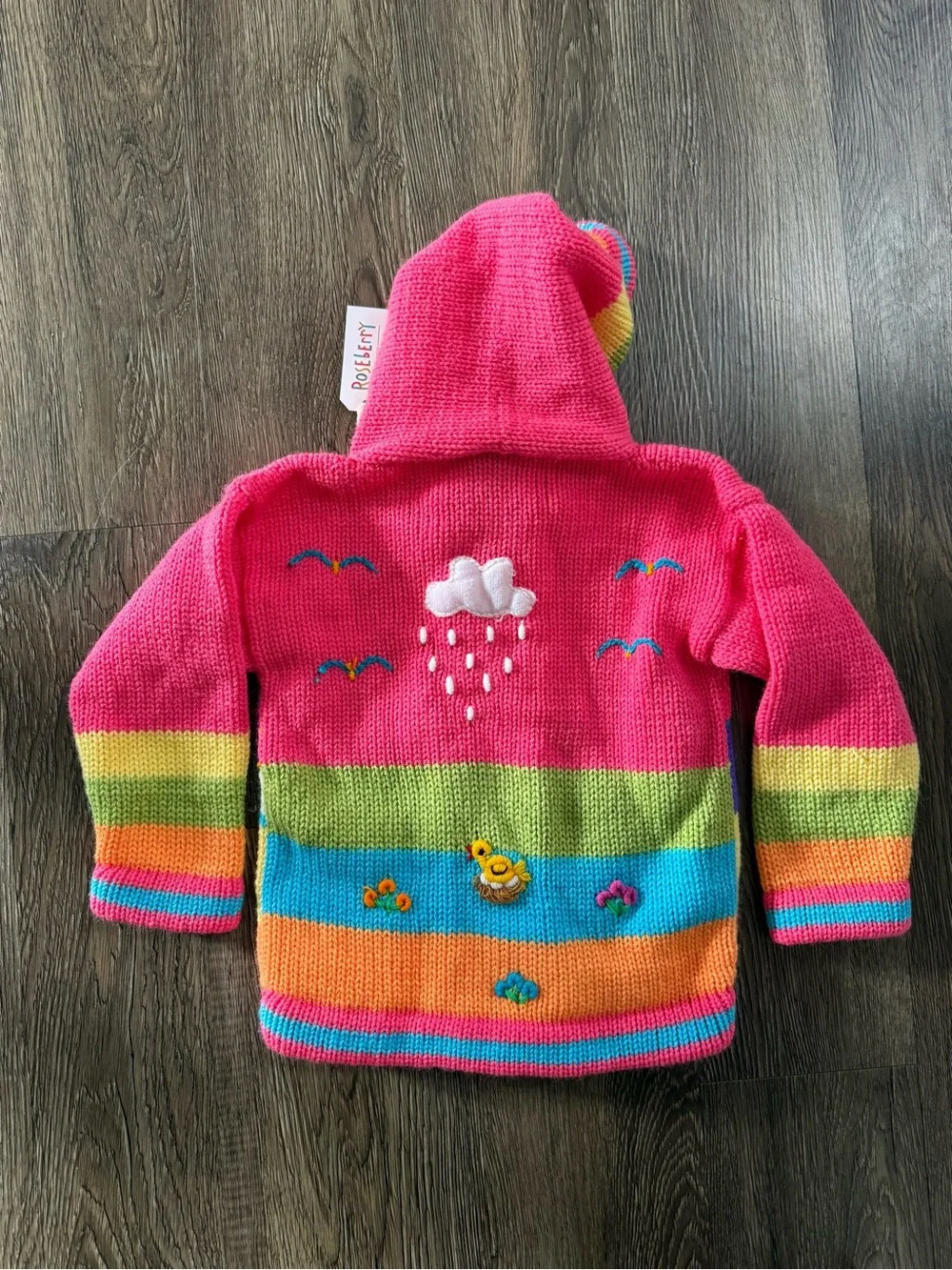 Roseberry brand Peruvian-style children's knitted  size 2